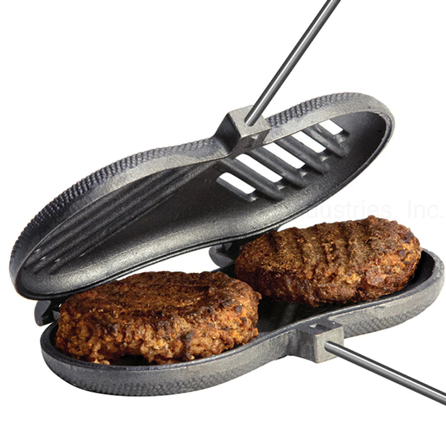 Double Burger Griller - Cast Iron
