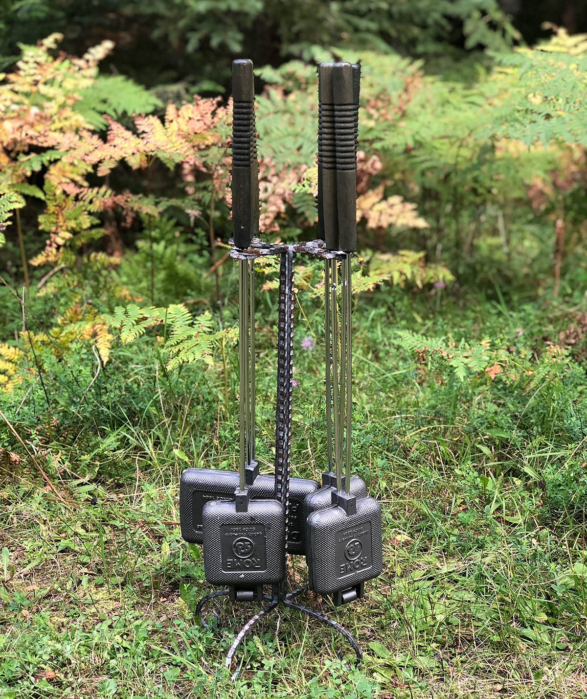 Wrought Iron Pie Iron Stand