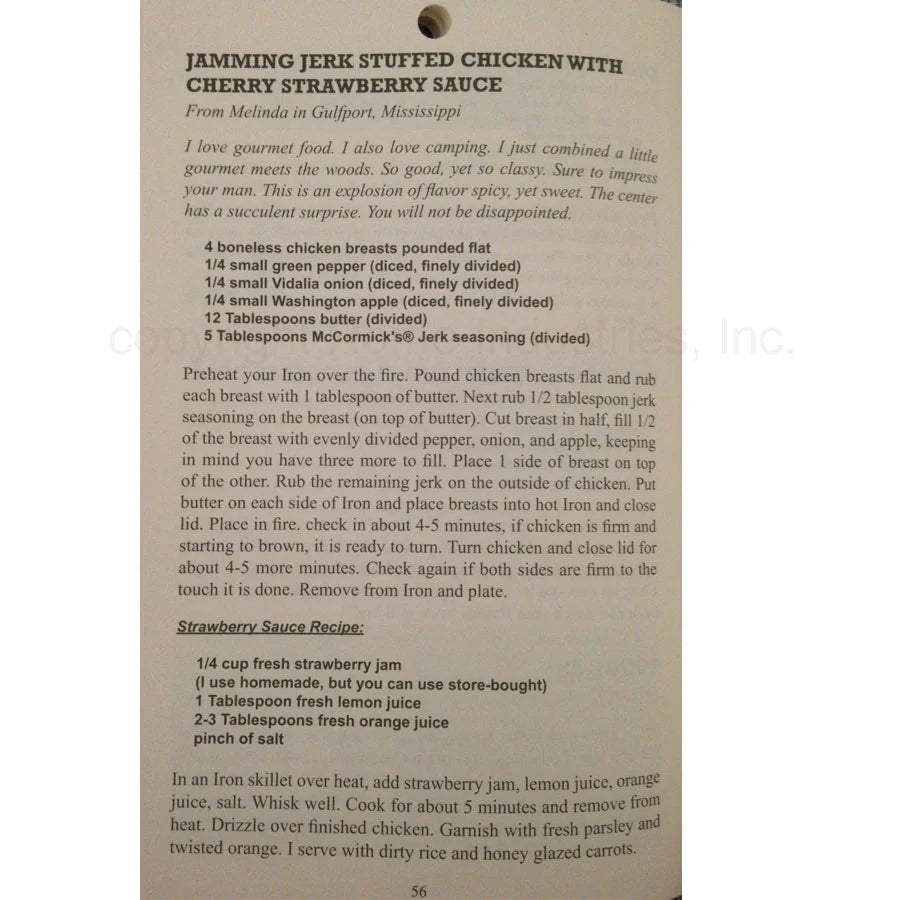Creative Pie Iron Cooking Book