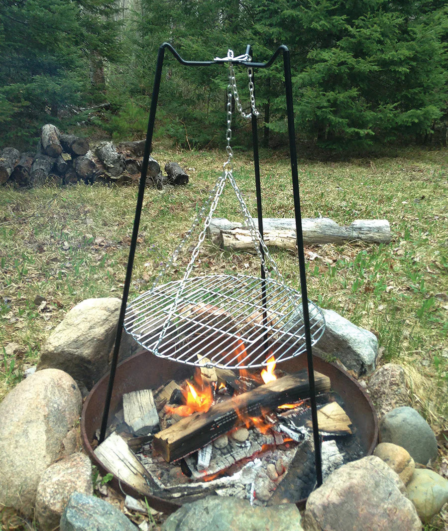 Tri-Pod Camping Grill