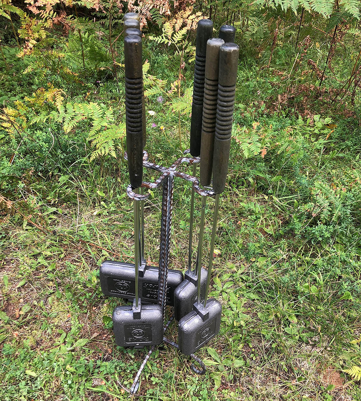 Wrought Iron Pie Iron Stand