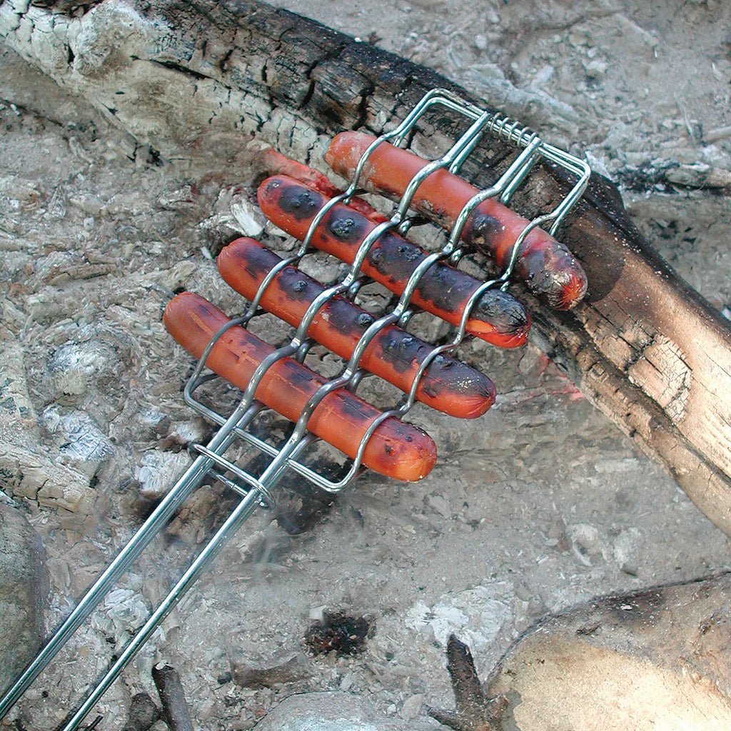 4-Up Hot Dog Roasting Basket